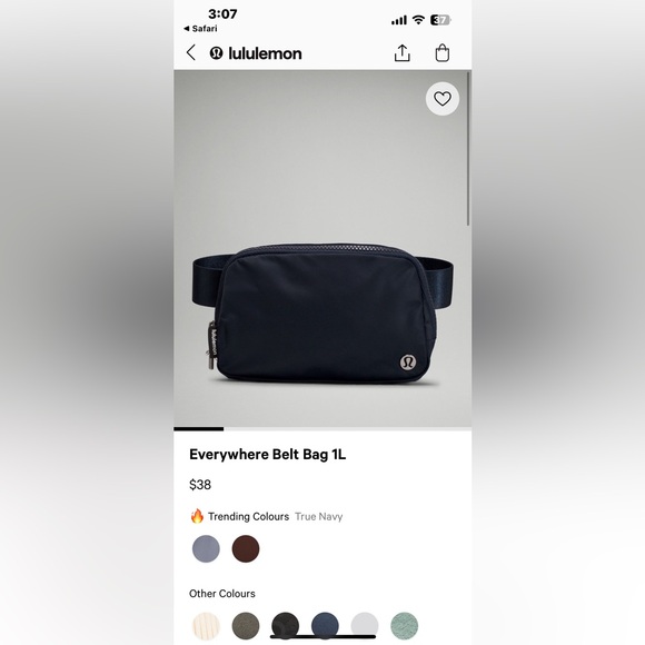 - Lululemon everywhere belt bag - Picture 1 of 2